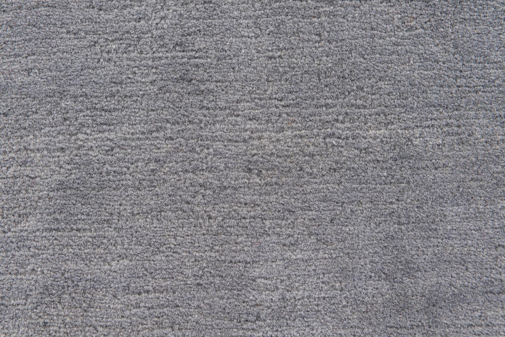 3' 10 x 7' 9 Hand Knotted Tibet Wool Runner Rug