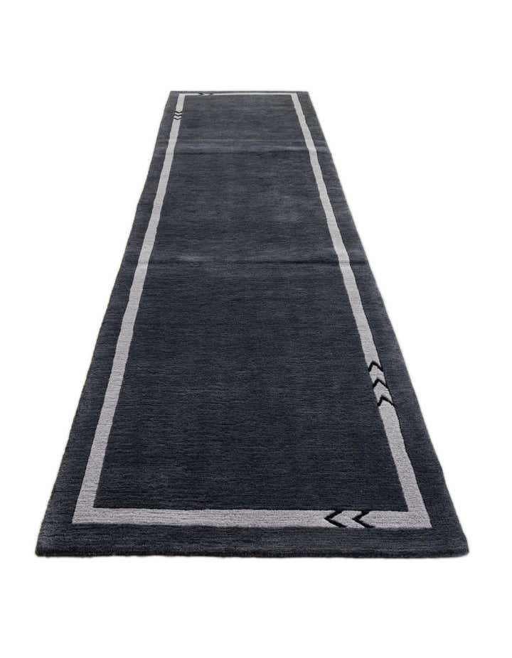 2' 9 x 11' 4 Hand Knotted Tibet Wool Runner Rug