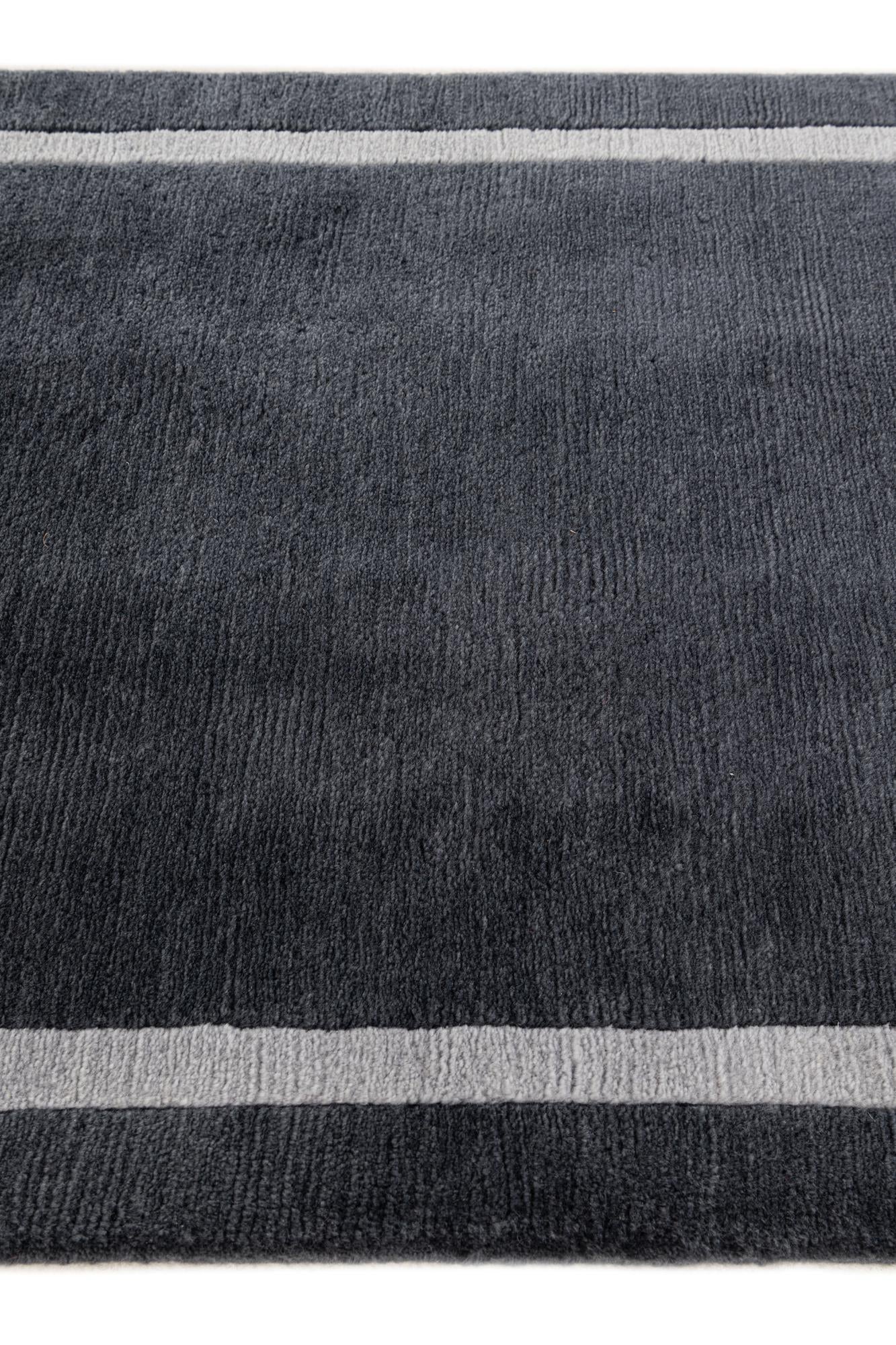 2' 9 x 11' 4 Hand Knotted Tibet Wool Runner Rug