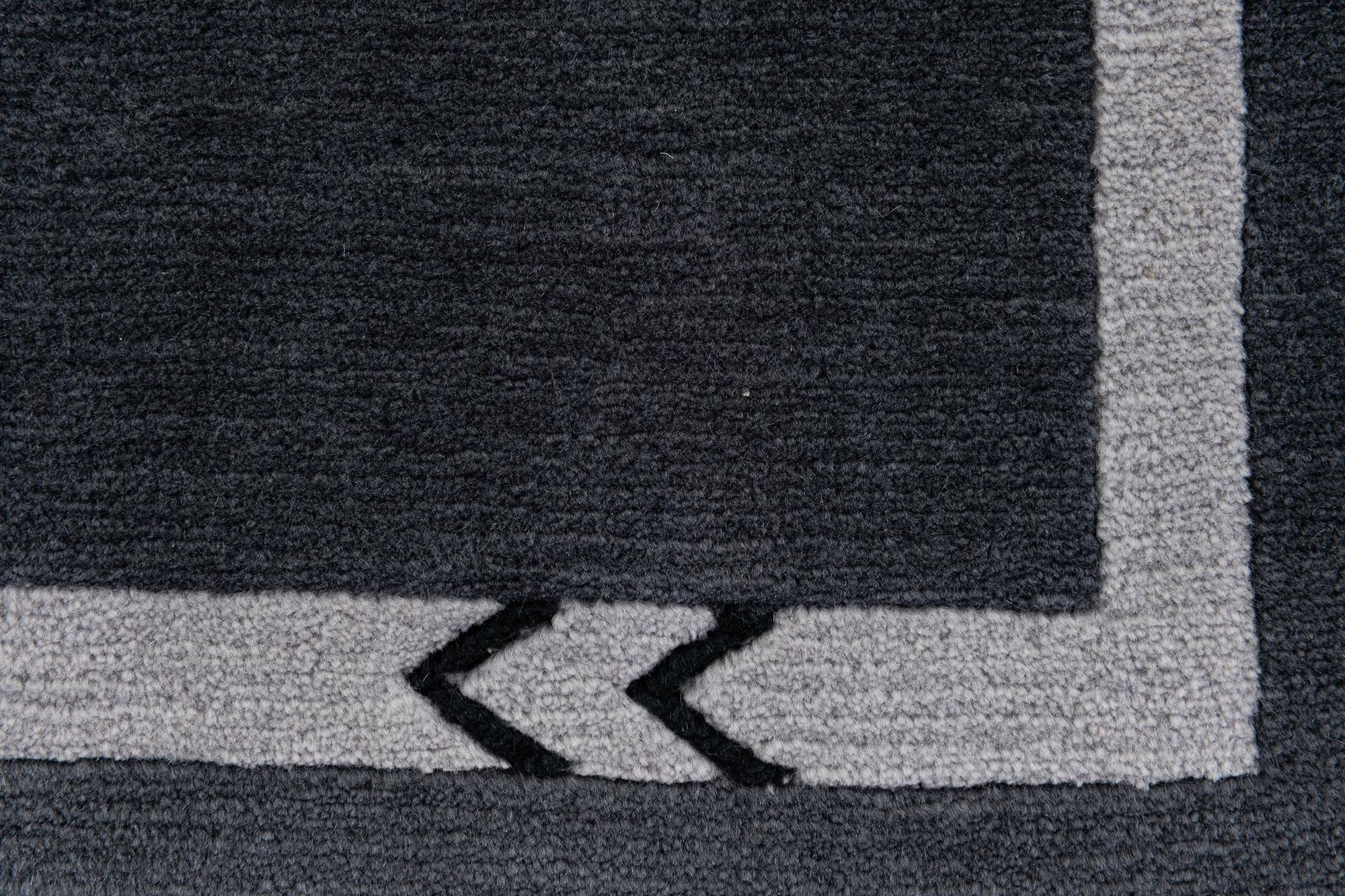 2' 9 x 11' 4 Hand Knotted Tibet Wool Runner Rug