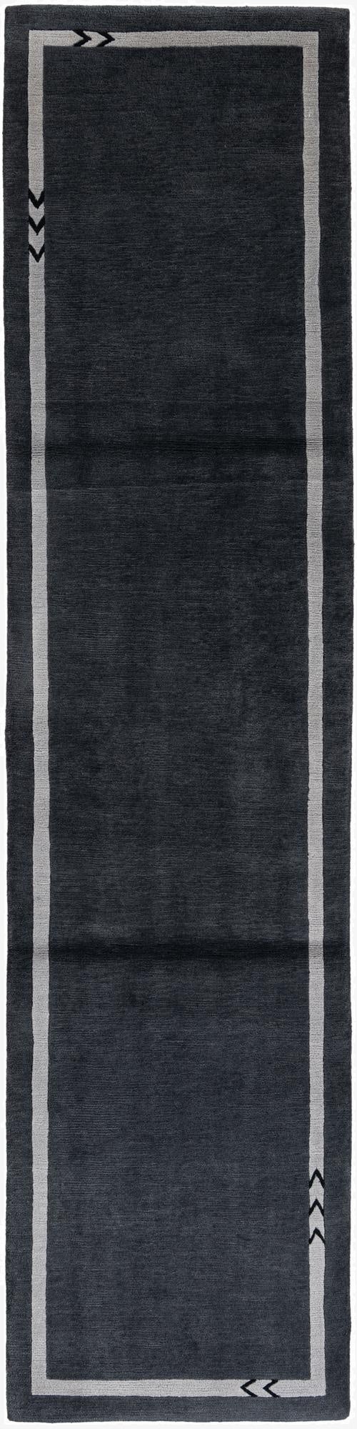 85cm x 345cm  Hand Knotted Tibet Wool Runner Rug