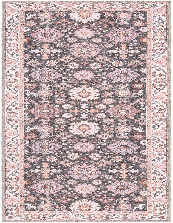 Detail image of 2' x 6' 1 Washable Timeless Runner Rug