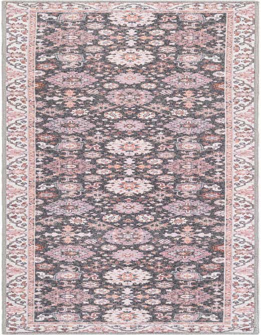 2' x 8' Washable Timeless Runner Rug