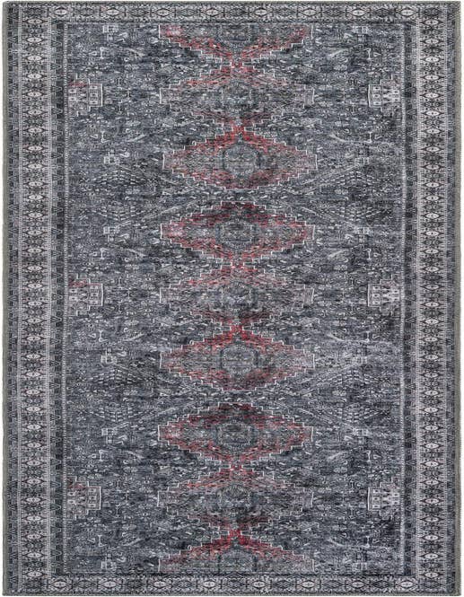 Detail image of 2' 7 x 10' Washable Timeless Runner Rug