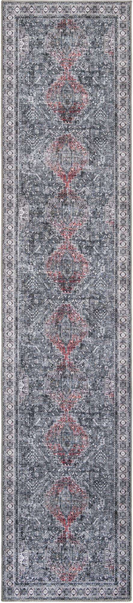 2' 7 x 12' Washable Timeless Runner Rug