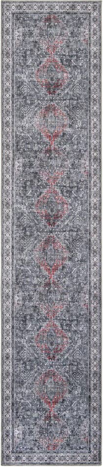Detail image of 2' 7 x 12' Washable Timeless Runner Rug