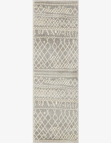 Gray Titania Runner Rug