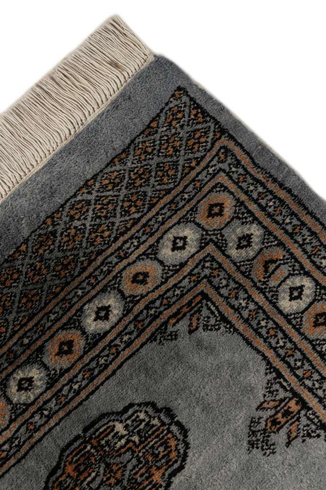 2' 7 x 10' 1 Hand Knotted Torkaman Oriental Wool Runner Rug