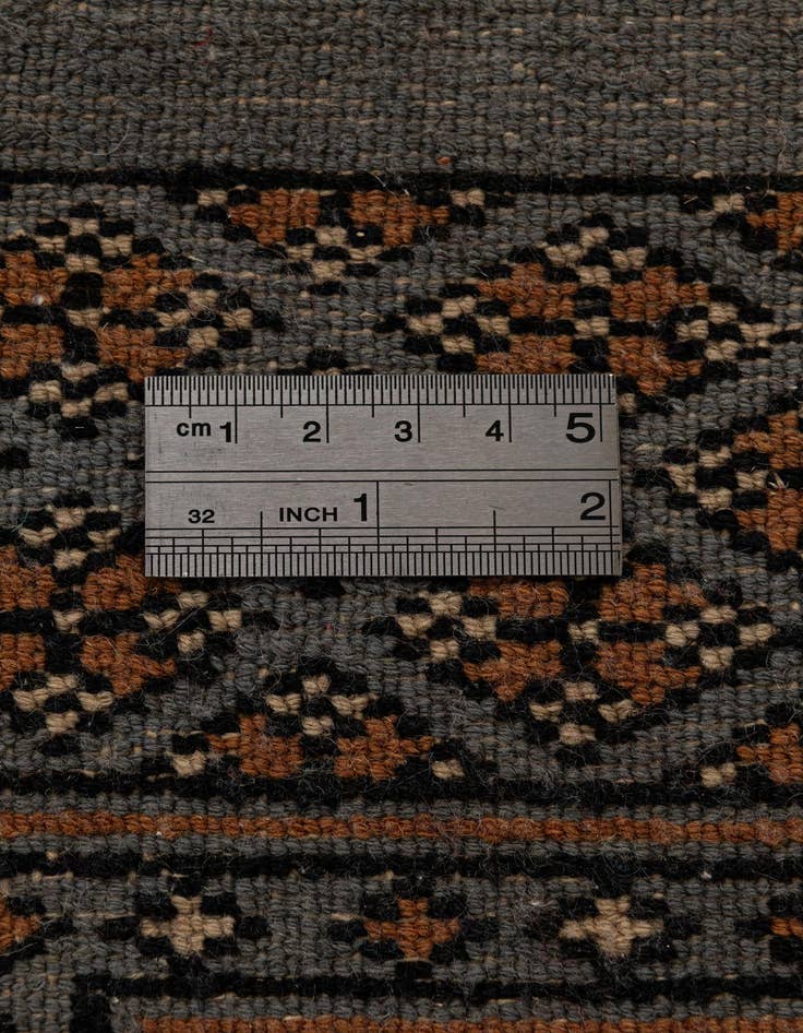 Detail image of 2' 7 x 10' 1  Hand Knotted Torkaman Oriental Wool Runner Rug