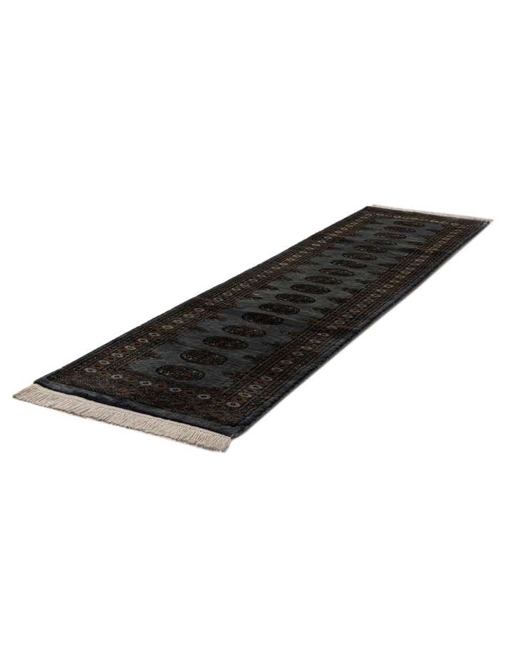 2' 7 x 10' 1 Hand Knotted Torkaman Oriental Wool Runner Rug