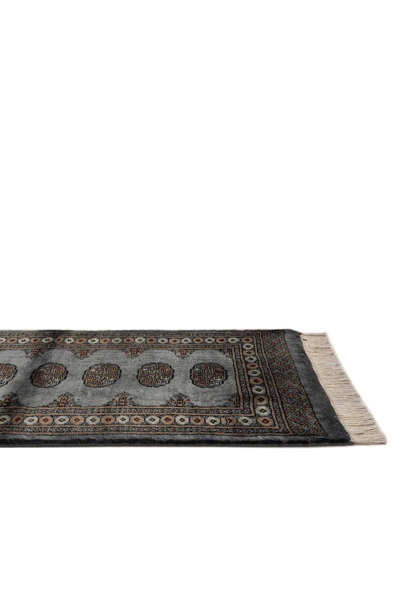 2' 7 x 10' 1 Hand Knotted Torkaman Oriental Wool Runner Rug