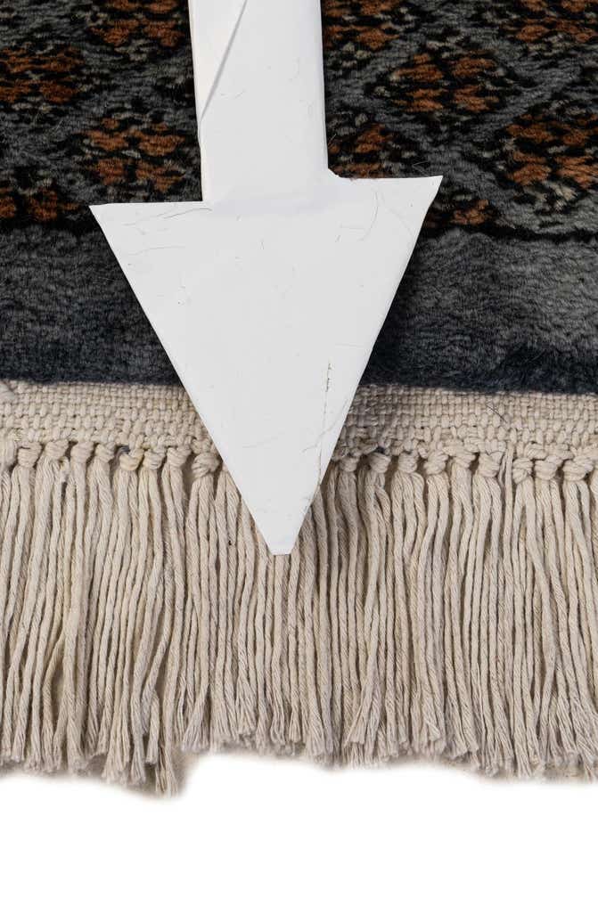 2' 7 x 10' 1 Hand Knotted Torkaman Oriental Wool Runner Rug