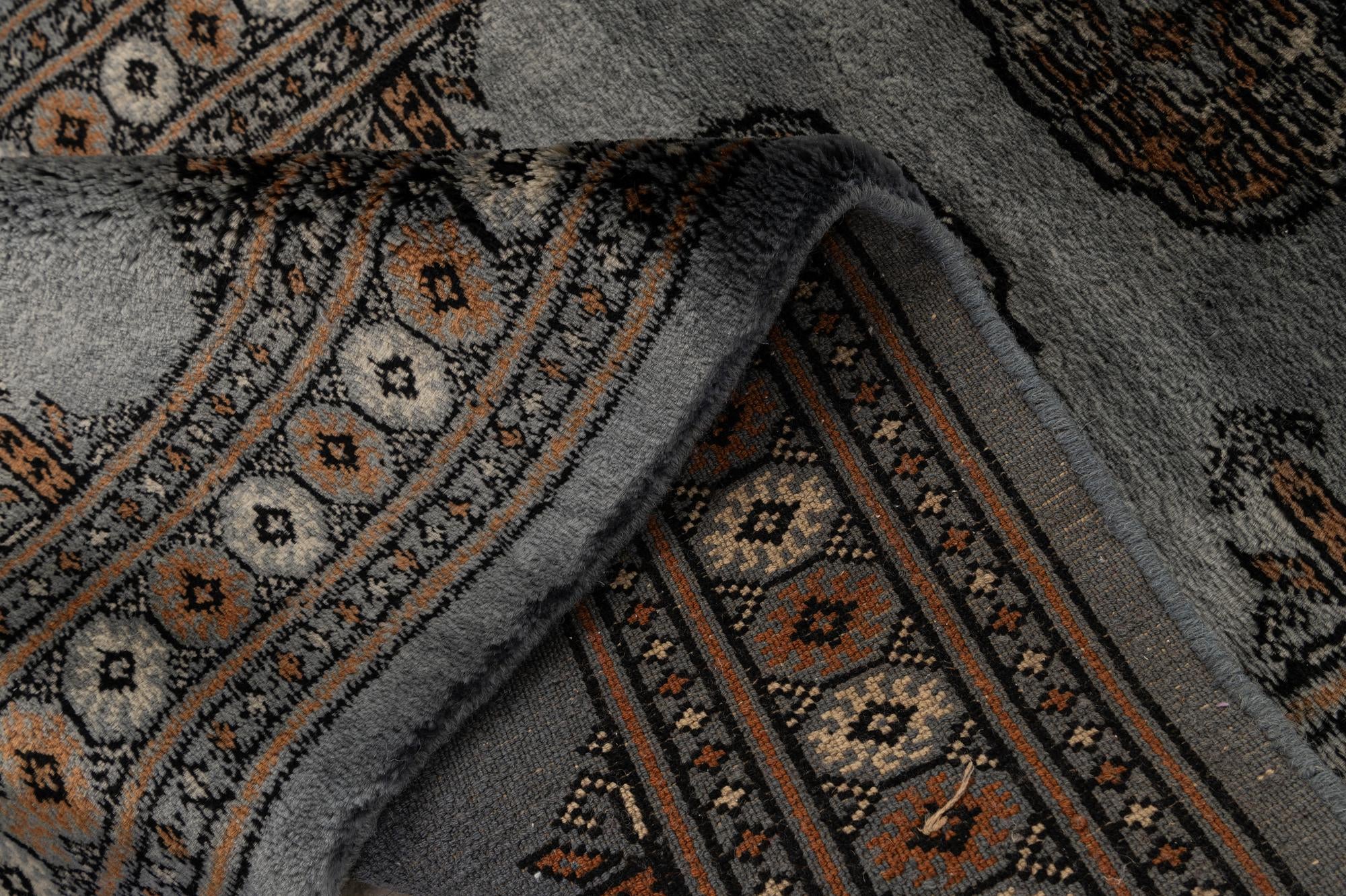 2' 7 x 10' 1 Hand Knotted Torkaman Oriental Wool Runner Rug
