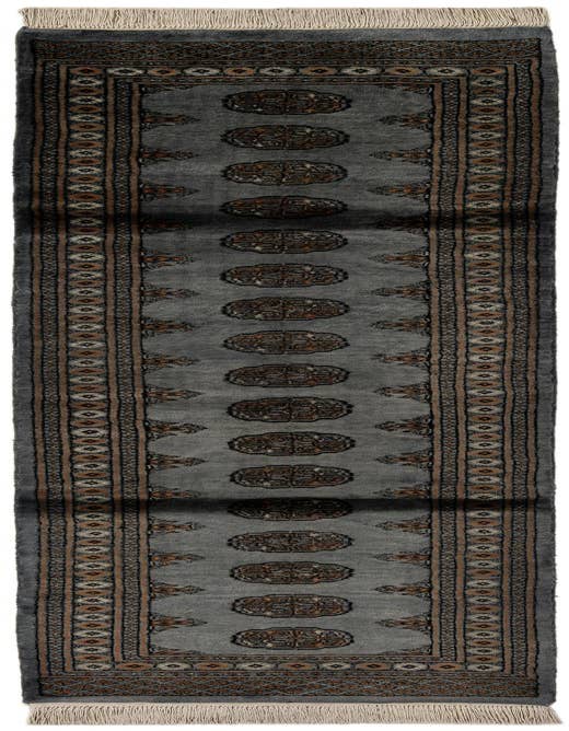 Detail image of 2' 7 x 10' 1 Hand Knotted Torkaman Oriental Wool Runner Rug