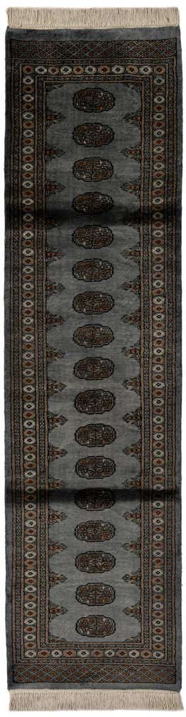 2' 7 x 10' 1 Hand Knotted Torkaman Oriental Wool Runner Rug