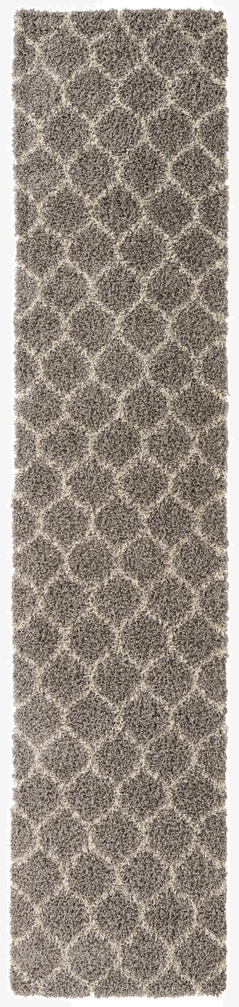 2' 7 x 12' Trellis Shag Runner Rug