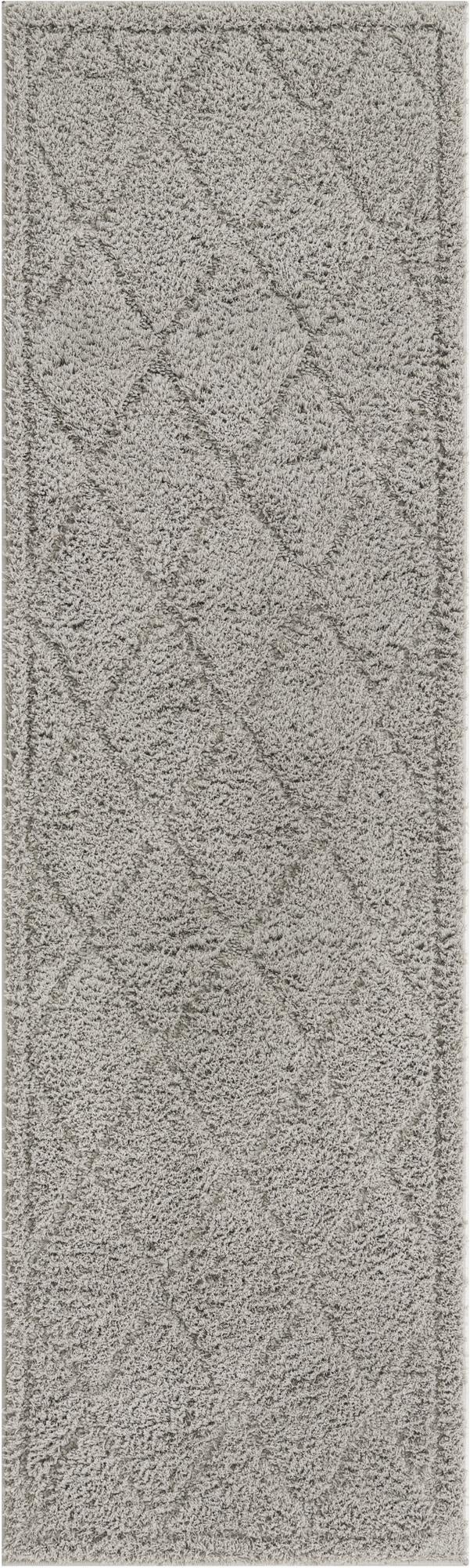 Primary image 2' x 6' 9 Trellis Shag Runner Rug