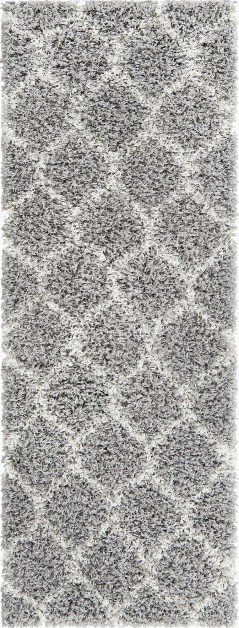 Primary image 2' x 5' Trellis Shag Runner Rug