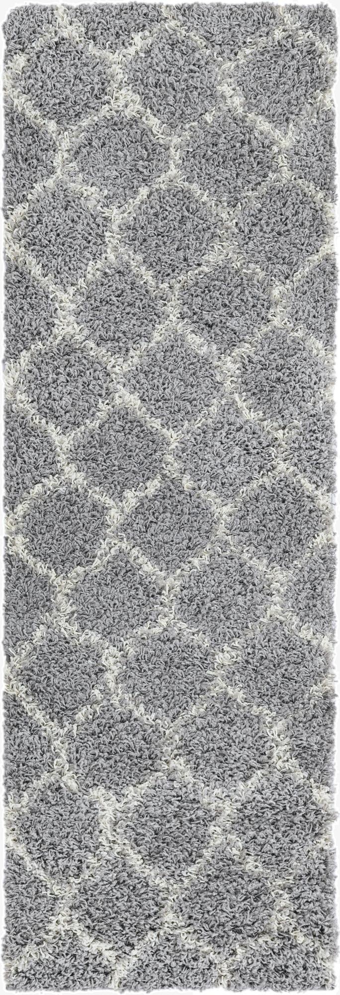 2' x 6' Trellis Shag Runner Rug