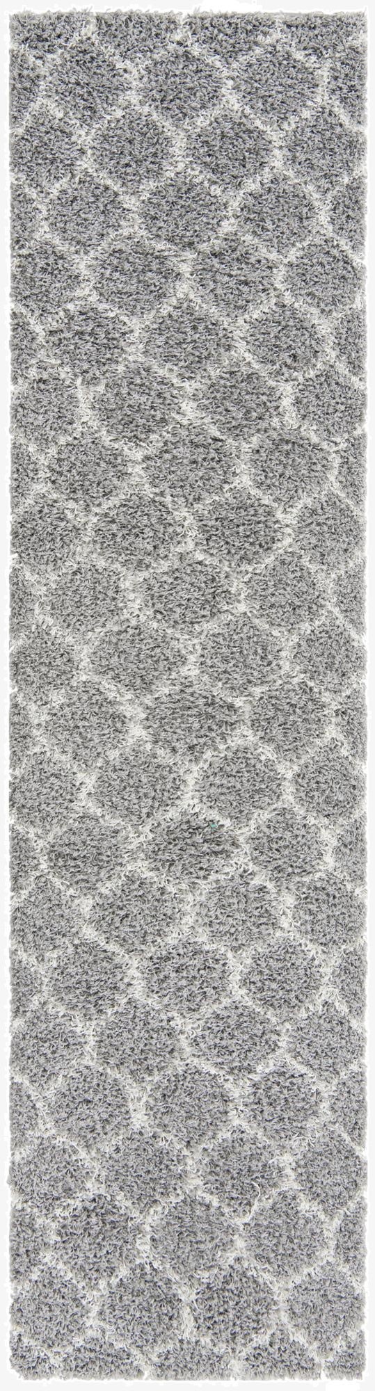 Primary image 2' 7 x 10' Trellis Shag Runner Rug