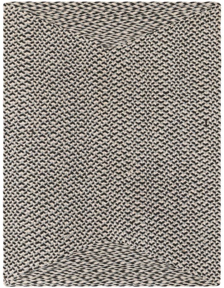 Detail image of 2' x 6' 1  Hand Tweed Braided Jute Runner Rug