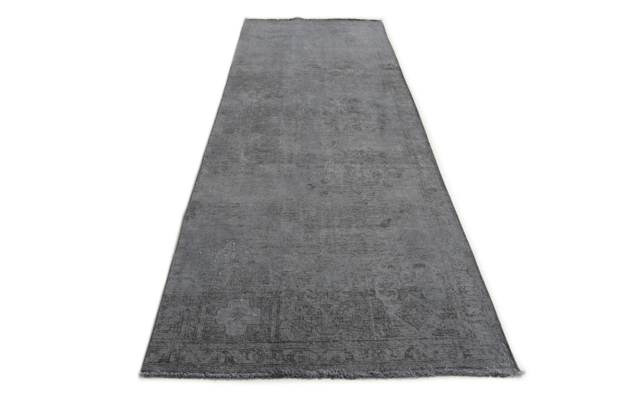 3' 6 x 10' 6 Hand Knotted Ultra Vintage Persian Wool Runner Rug
