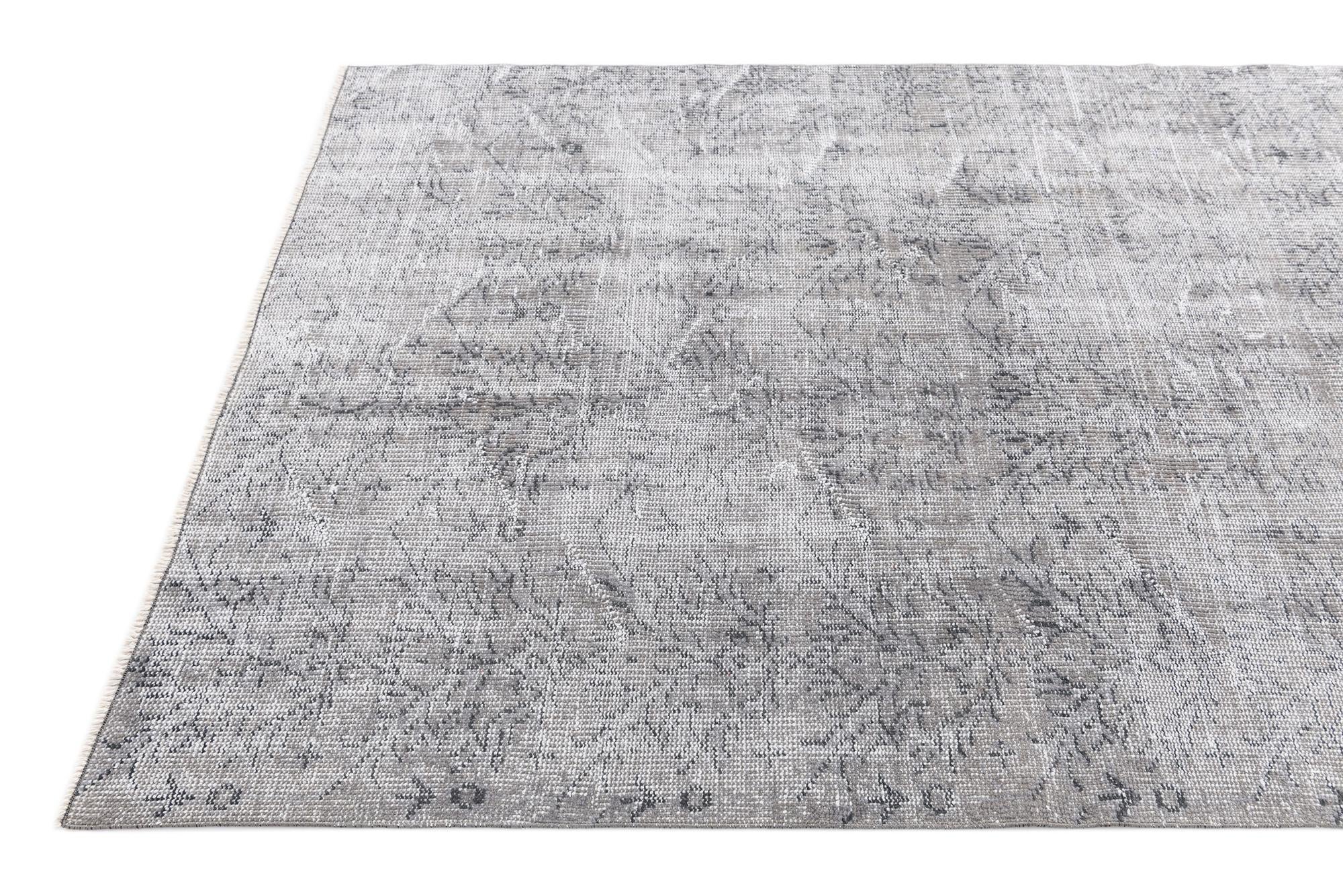 4' 9 x 9' 5 Ultra Vintage Wool Runner Rug