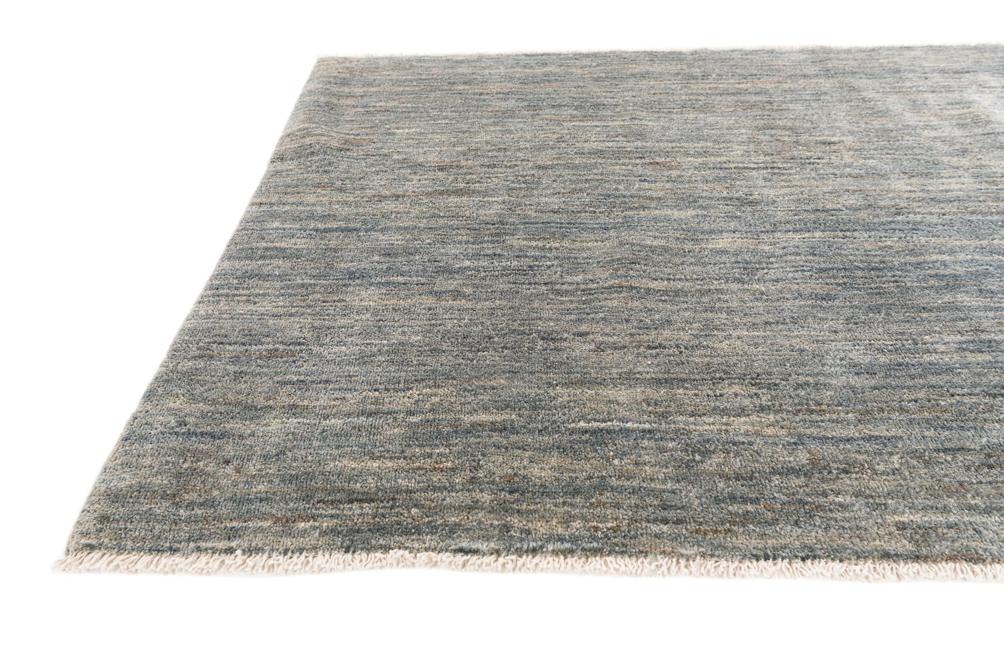 3' 9 x 10' 2 Hand Knotted Ultra Vintage Persian Wool Runner Rug