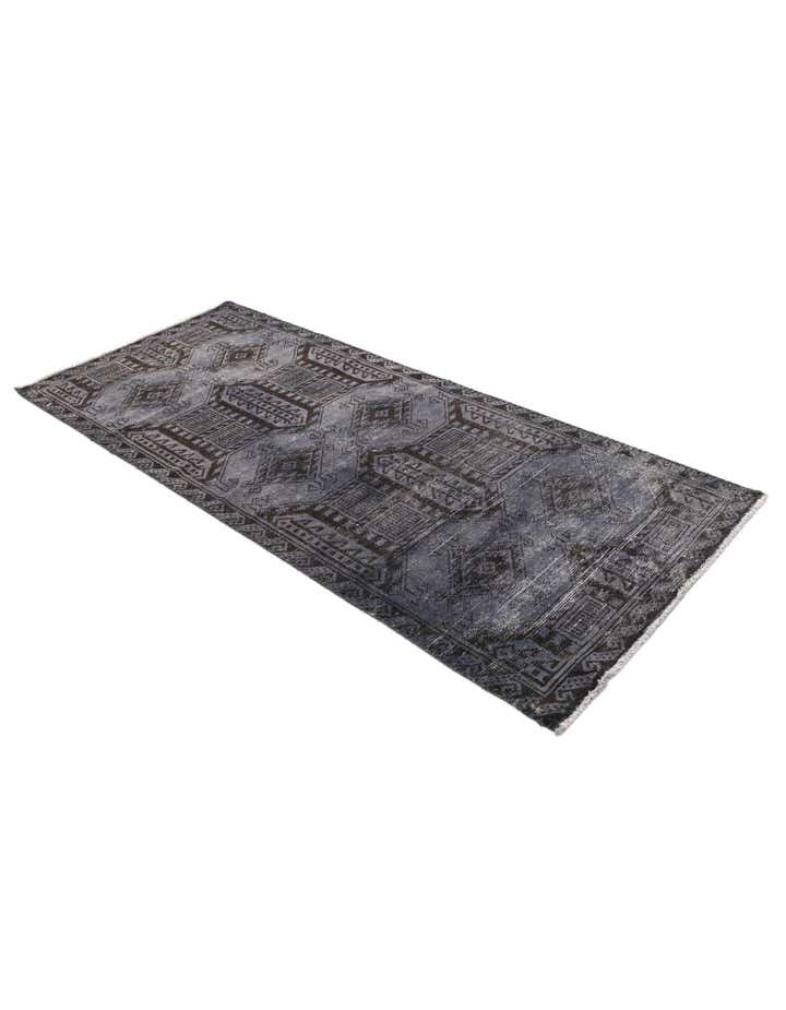 2' 8 x 6' 3 Hand Knotted Ultra Vintage Persian Wool Runner Rug