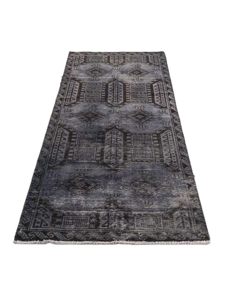 2' 8 x 6' 3 Hand Knotted Ultra Vintage Persian Wool Runner Rug