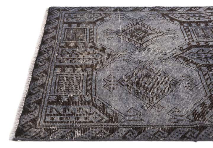 2' 8 x 6' 3 Hand Knotted Ultra Vintage Persian Wool Runner Rug