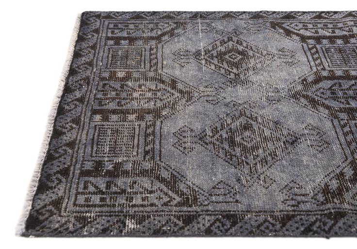 Detail image of 2' 8 x 6' 3 Hand Knotted Ultra Vintage Persian Wool Runner Rug