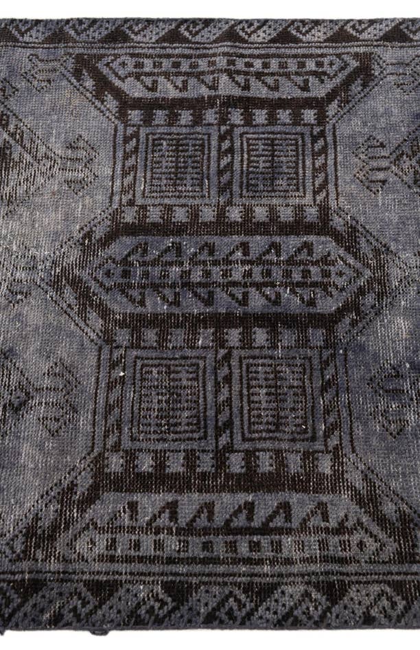 Detail image of 2' 8 x 6' 3 Hand Knotted Ultra Vintage Persian Wool Runner Rug