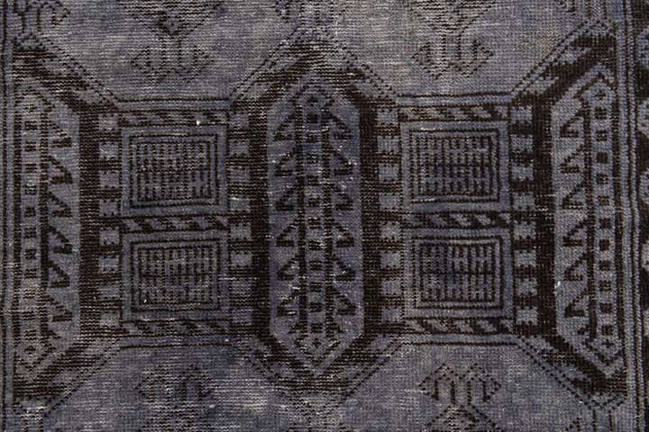 2' 8 x 6' 3 Hand Knotted Ultra Vintage Persian Wool Runner Rug