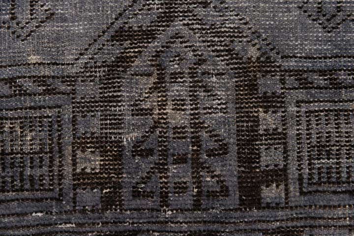 2' 8 x 6' 3 Hand Knotted Ultra Vintage Persian Wool Runner Rug