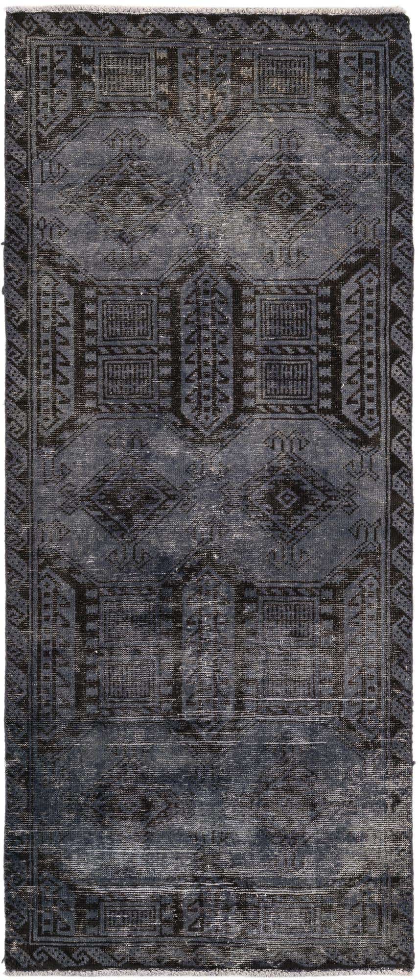 2' 8 x 6' 3 Hand Knotted Ultra Vintage Persian Wool Runner Rug