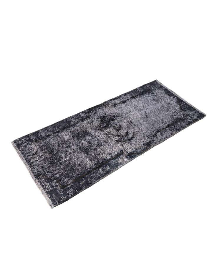 1' 9 x 4' 2 Hand Knotted Ultra Vintage Persian Wool Runner Rug