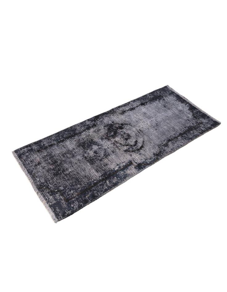 Detail image of 1' 9 x 4' 2 Hand Knotted Ultra Vintage Persian Wool Runner Rug