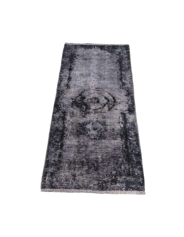 1' 9 x 4' 2 Hand Knotted Ultra Vintage Persian Wool Runner Rug