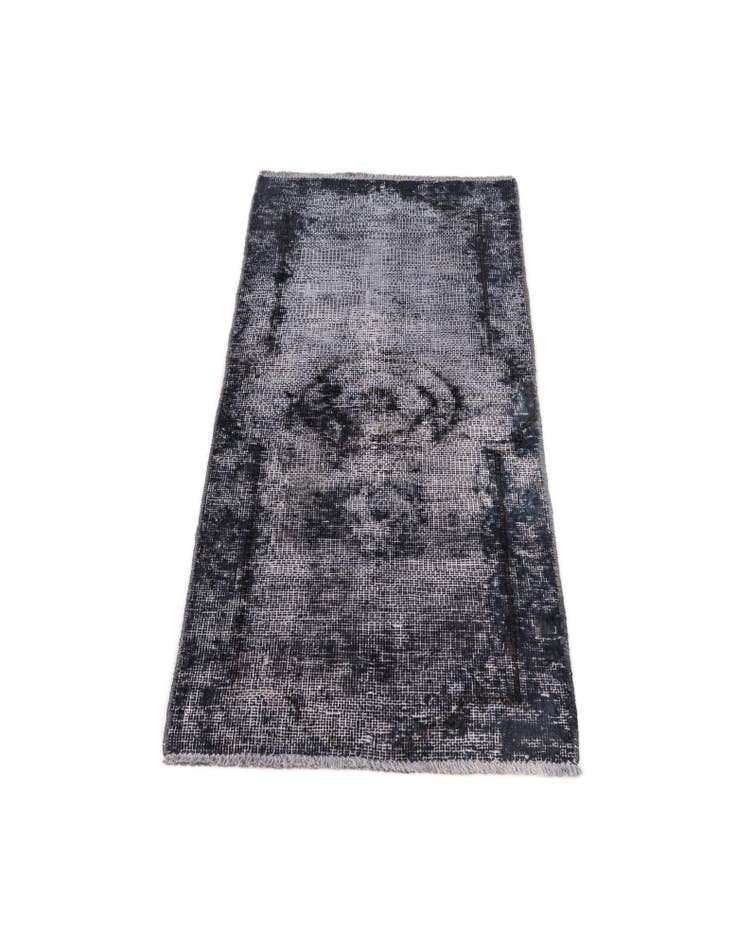 Detail image of 1' 9 x 4' 2 Hand Knotted Ultra Vintage Persian Wool Runner Rug