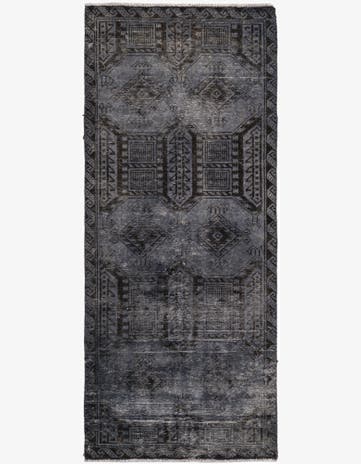 2' 8 x 6' 3 Hand Knotted Ultra Vintage Persian Wool Runner Rug