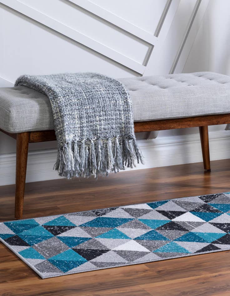 Detail image of 2' x 6' Valencia Runner Rug