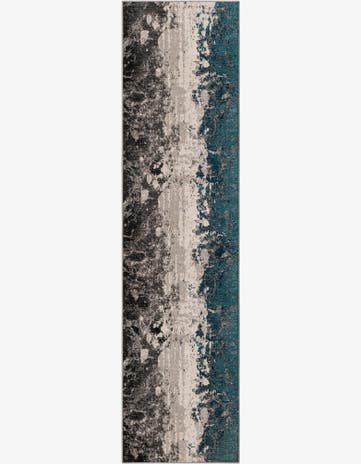 Gray Valencia Runner Rug