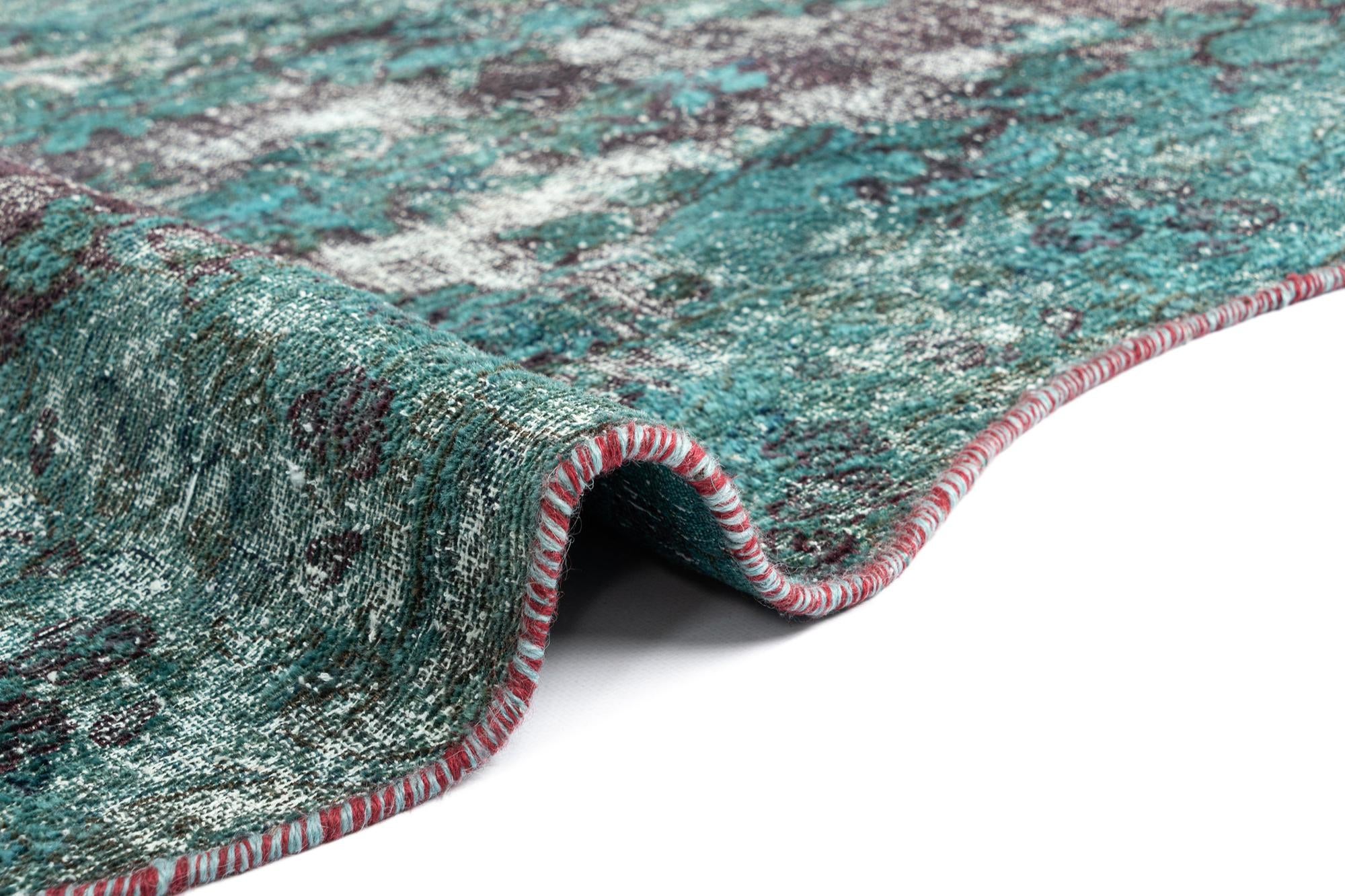 7' 5 x 12' 7 Vintage Royal Wool Runner Rug