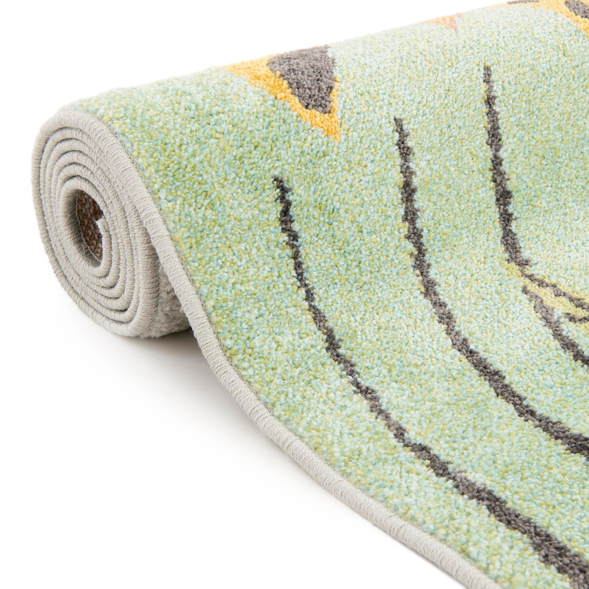 2' 2 x 6' Leopard Whimsy Kids Runner Rug