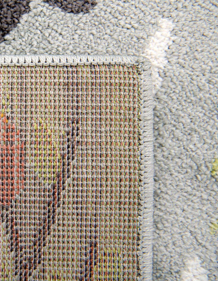 Detail image of 2' 2 x 4' Unicorns Whimsy Kids Runner Rug