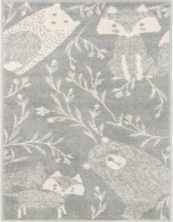 Detail image of 2' 2 x 6' 1 Animals Whimsy Kids Runner Rug