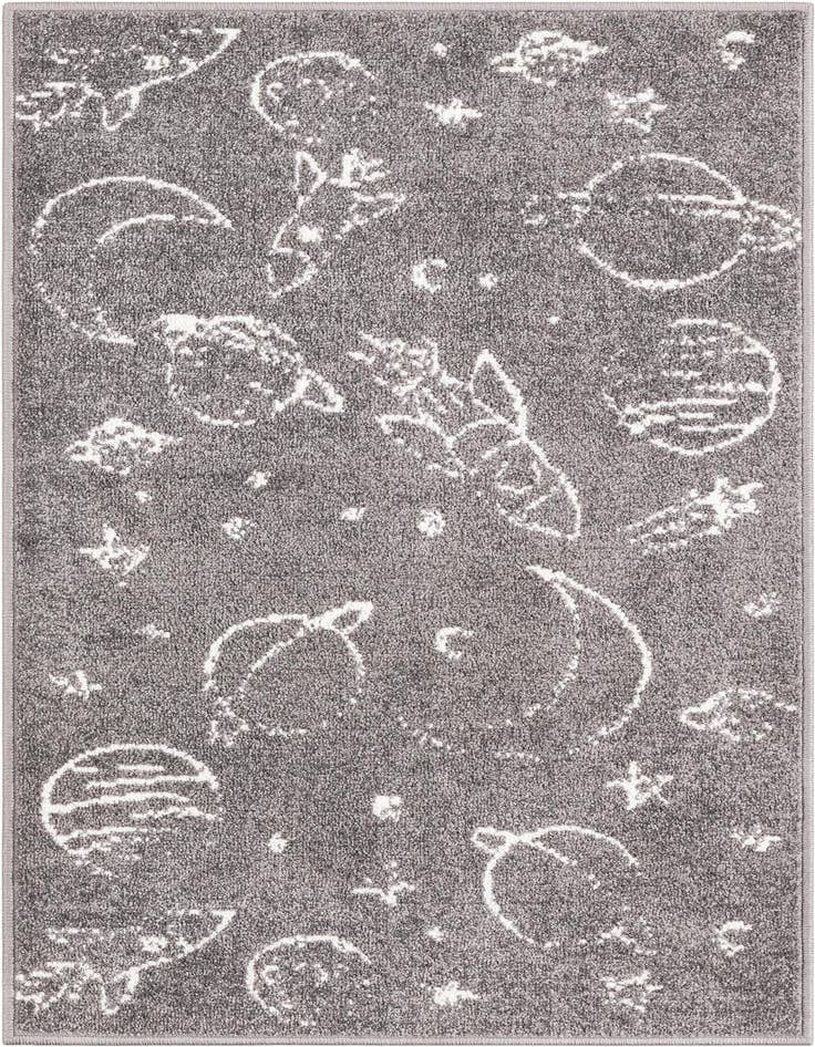 Detail image of 2' 2 x 3' 11 Planets Whimsy Kids Runner Rug