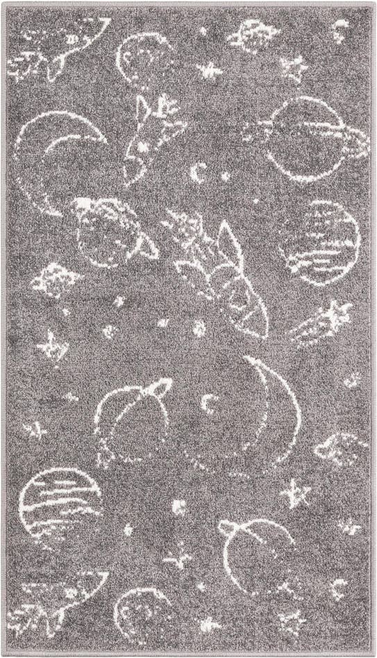 Detail image of 2' 2 x 3' 11 Planets Whimsy Kids Runner Rug