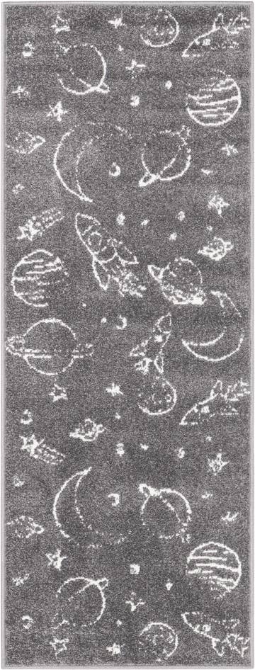 Detail image of 2' 2 x 6' 1 Planets Whimsy Kids Runner Rug